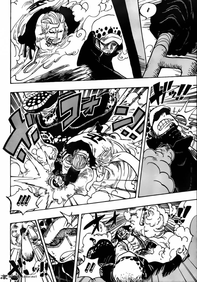 One Piece Chapter 662 Law Vs Smoker Shannaro