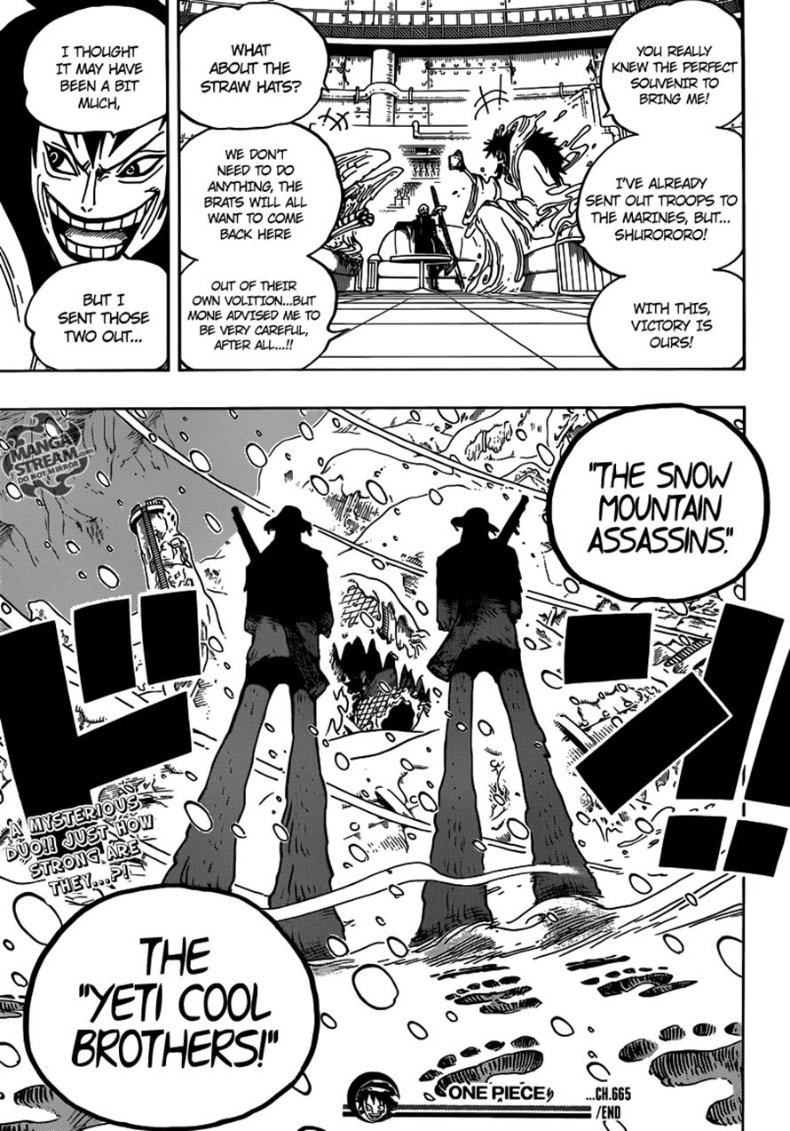 One Piece Chapter 666 Confusion Shannaro