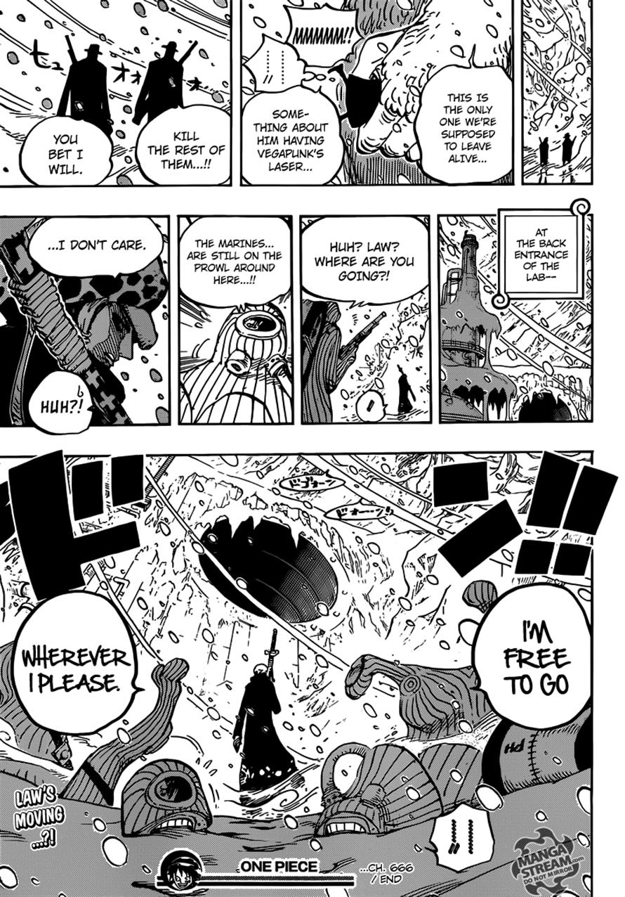 One Piece Chapter 666 Confusion Shannaro