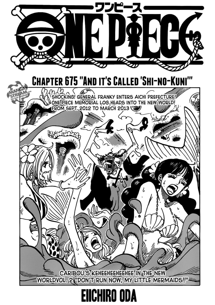 One Piece manga, SHANNARO!!!
